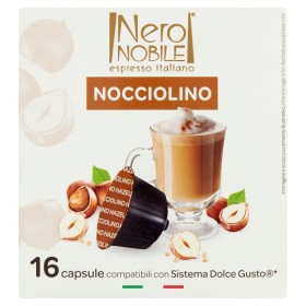 Nero Nobile coffee capsules with flavors
